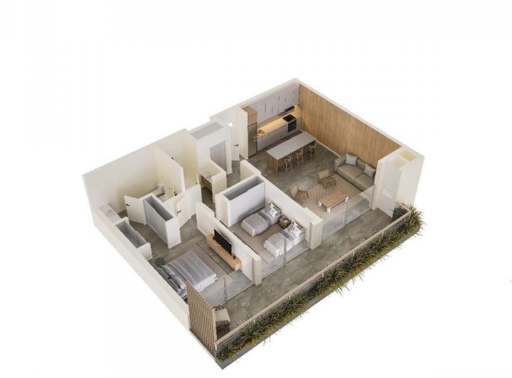 Departamento · 91m² · 3 Ambientes