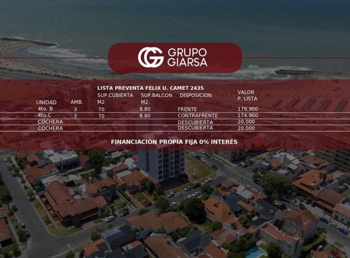 Departamento · 325m² · 3 Ambientes · 2 Cocheras