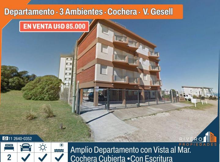 Departamento · 47m² · 3 Ambientes · 1 Cochera