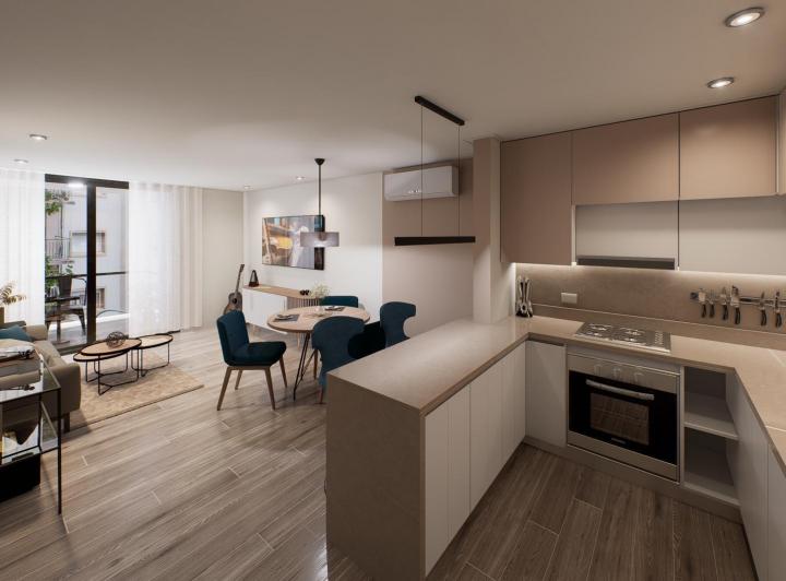 Departamento · 58m² · 2 Ambientes · 1 Cochera