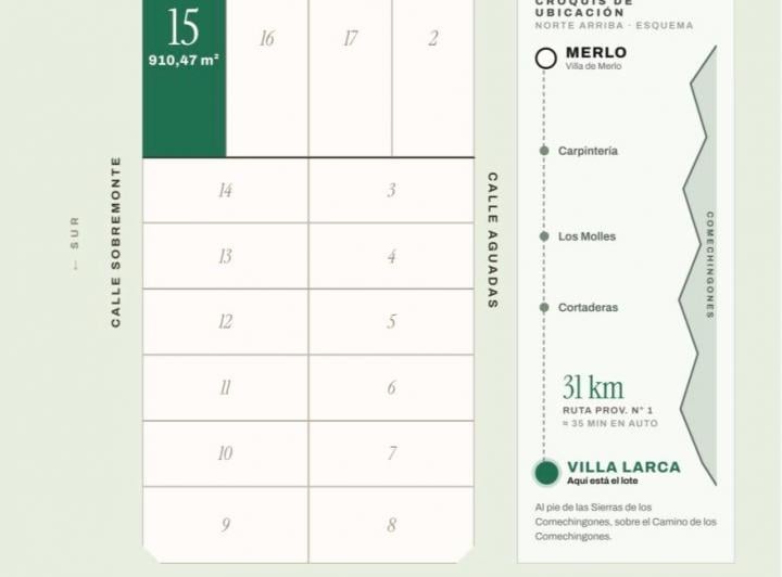 Terreno · 910m²