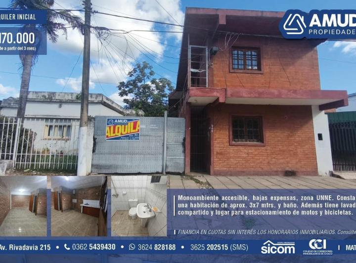 Departamento · 25m² · 1 Ambiente