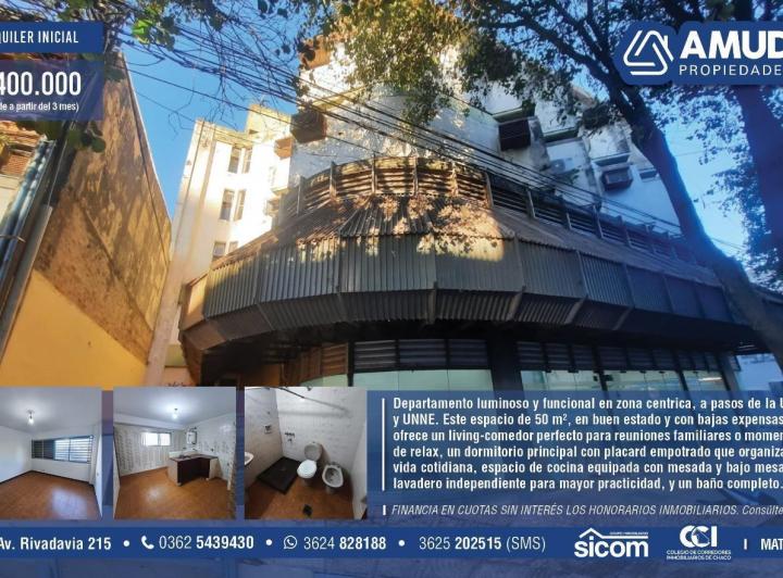 Departamento · 50m² · 2 Ambientes