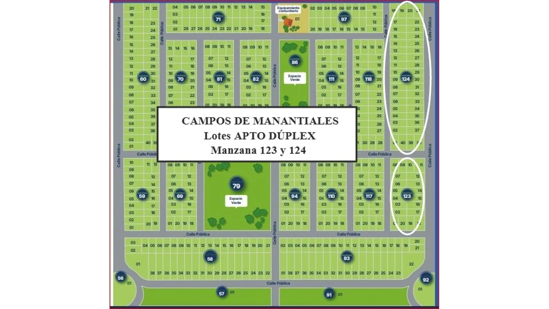 LOTES APTO DÚPLEX - Campos de Manantiales