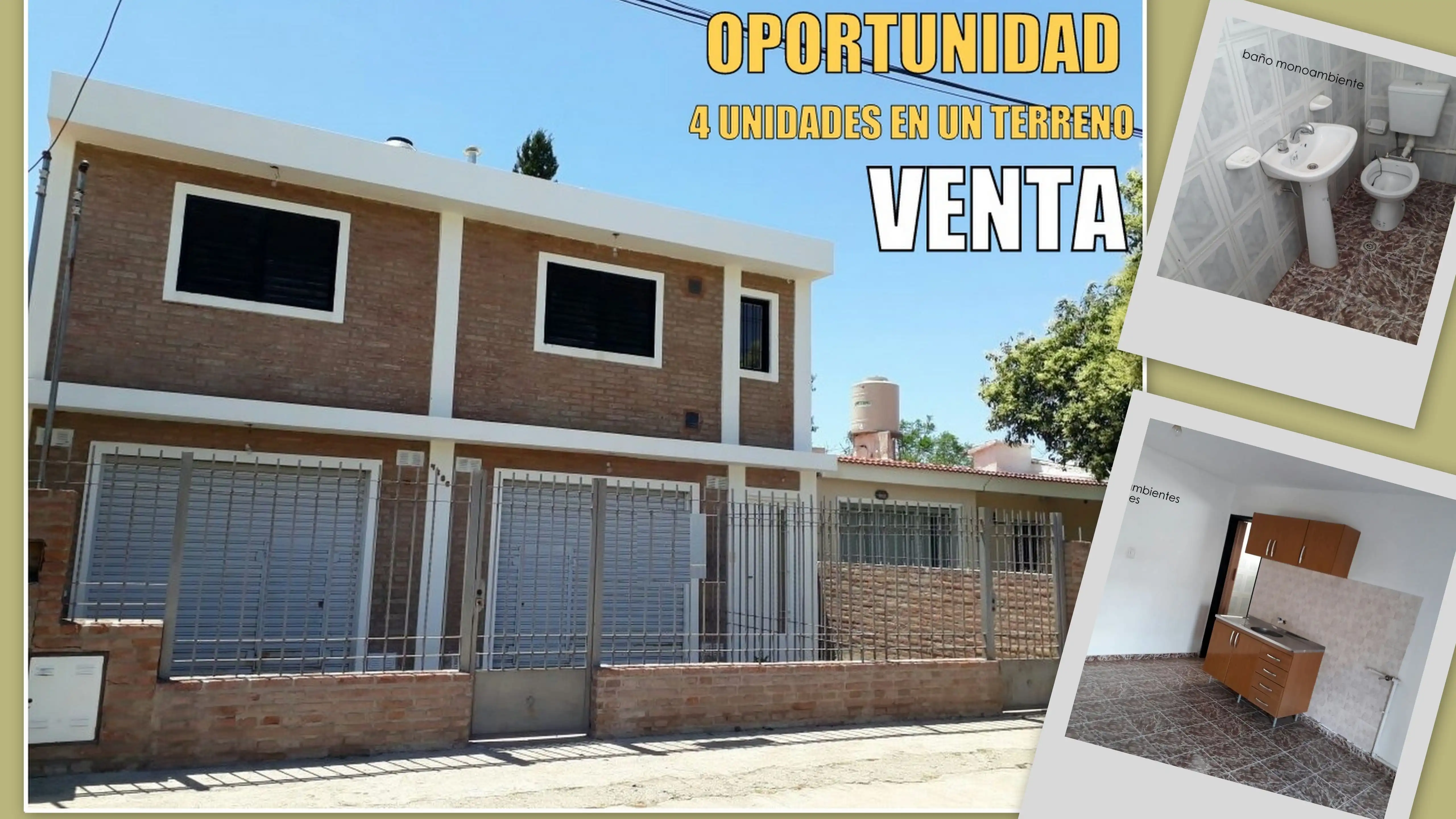 INVERSOR NO LO PIERDAS!! COMPRA 4 DPTOS CON UN SOBRANTE DE TERRENO