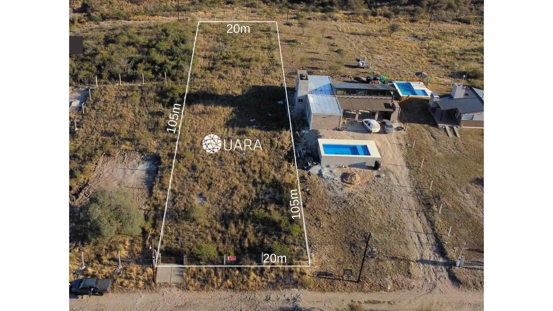 LOTE EN VENTA STA CRUZ DEL LAGO C/ESCRITURA - V, CARLOS PAZ