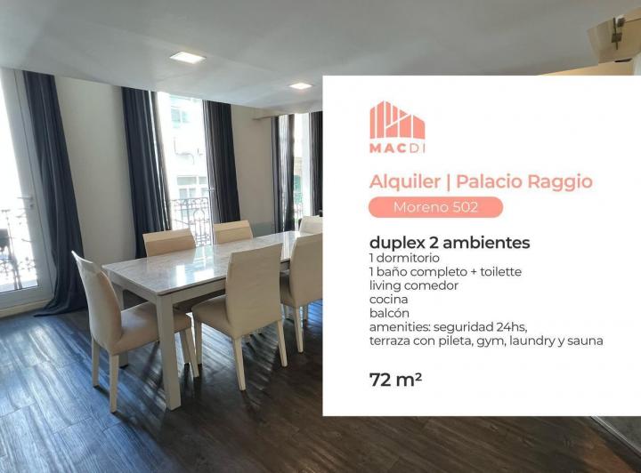 Departamento · 68m² · 2 Ambientes · 1 Cochera