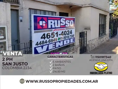 PH en Venta en San Justo, Partido de La Matanza