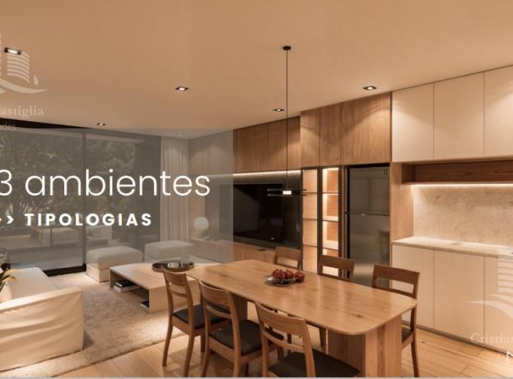 Departamento · 93m² · 3 Ambientes · 1 Cochera