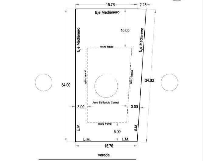 Terreno · 575m²