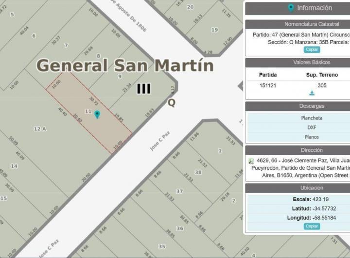 Terreno · 305m²