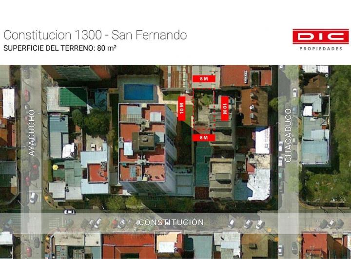 Terreno · 80m²