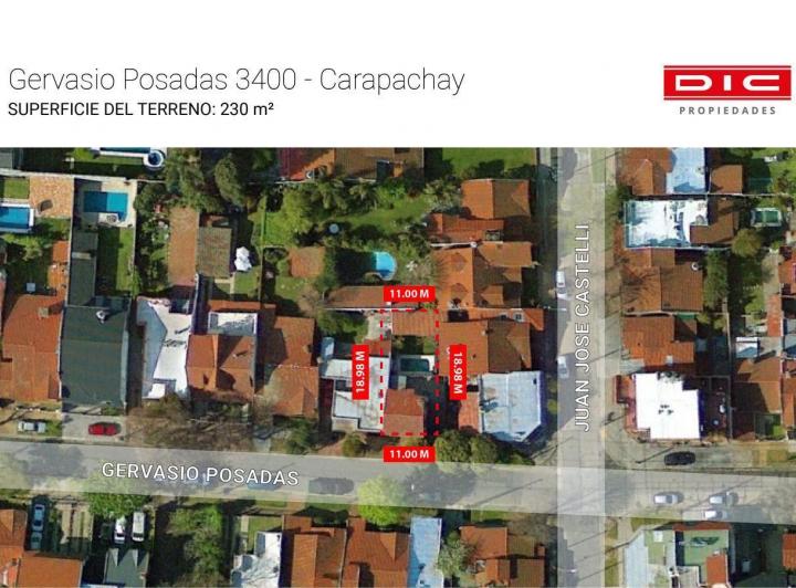 Terreno · 96m² · 3 Ambientes · 1 Cochera