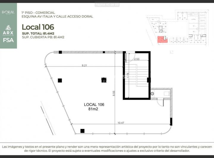 Local comercial · 81m²