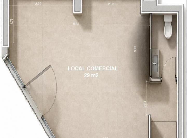 Local comercial · 29m²