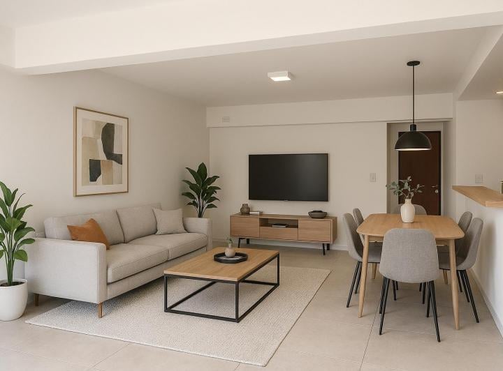 Departamento · 50m² · 2 Ambientes · 1 Cochera