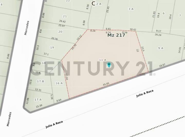 Terreno · 1207m²