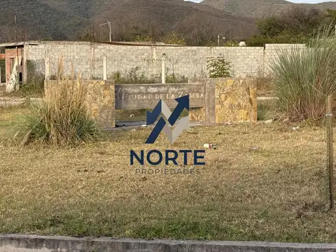 Terreno ciudad de la zamba cerrilos