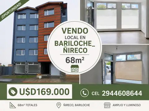 Local en venta en san carlos de bariloche 68m2