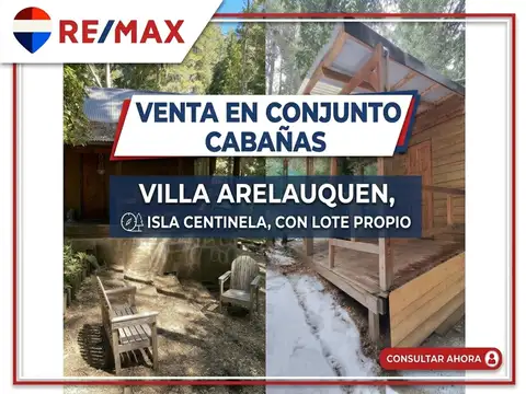 Venta en conjunto-2 cabañas en ph con lote propio