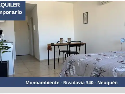 Alquiler temporario monoambiente  - neuquen