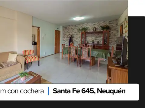 Departamento 2 dorm cochera, santa fe 645, neuquen
