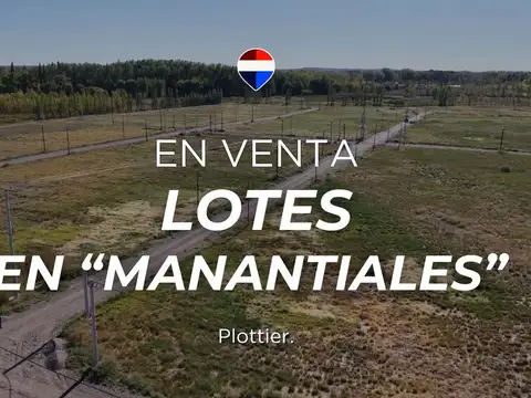 Venta lote 250m2 manantiales del limay plottier