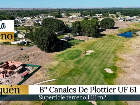 Venta terreno en canales de plottier uf 61 nqn