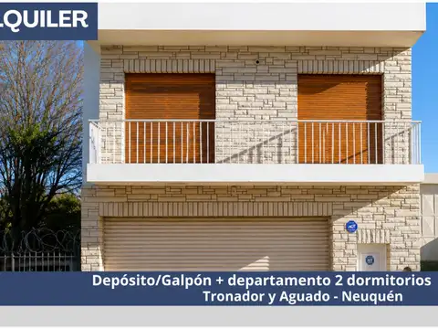 Alquiler galpon/deposito + dpto. neuquen
