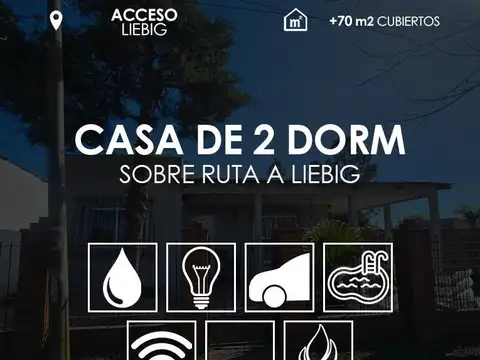 Casa en pueblo liebig s