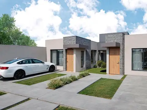 Casa de 3 habitaciones en pozo en barrio privado