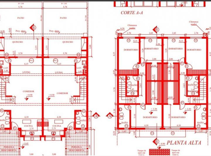 Casa · 125m² · 4 Ambientes · 2 Cocheras
