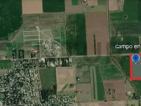 Campo sobre ruta 34 s