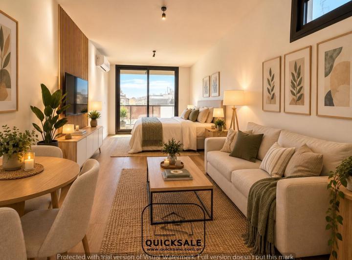 Departamento · 34m² · 1 Ambiente