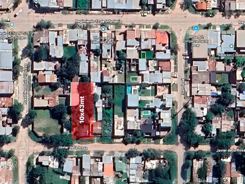 Terreno en venta a mts de avda peñaloza