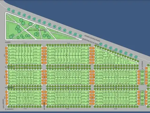 Venta lote en barrio la serena,  alvear. 300 mts