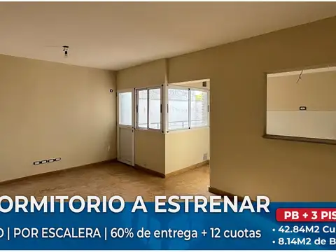 Depto 1 dormitorio a estrenar en venta zona uca