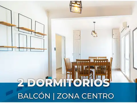 Venta depto 2 dormitorios con balcon al frente