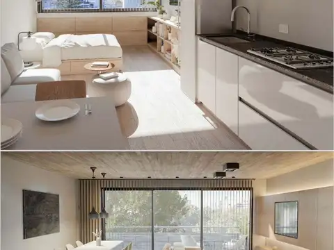 Monoambiente  loft amplio
