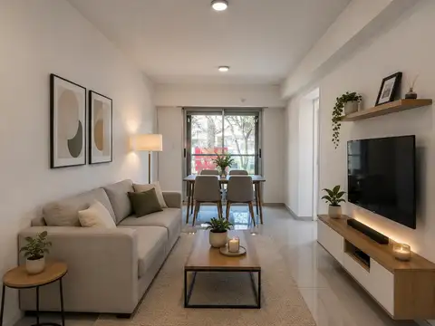 Venta - departamento de un dormitorio con balcón en echesortu, rosario