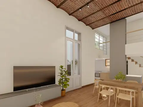 Venta. dúplex de 2 dormitorios con patio y balcón - centro, rosario.