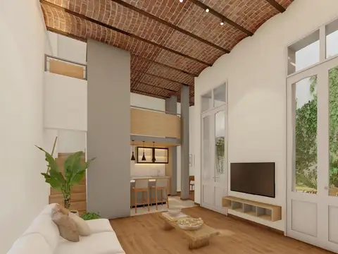 Venta. dúplex de 2 dormitorios con patio y balcón - centro, rosario.