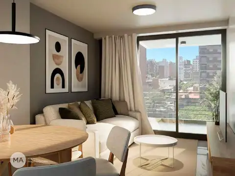 Venta | departamento 2 dormitorios en construcción con amenities - av. pellegrini 400 - rosario mart