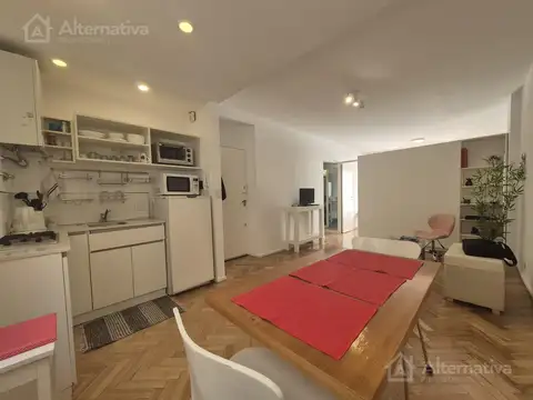 Departamento alquiler temporario amoblado mensual recoleta 1 amb