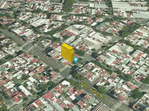 Terreno 8.64x27 en venta en villa crespo caba
