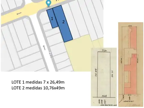 Oportunidad p desarrollo – lote doble  av.alberdi