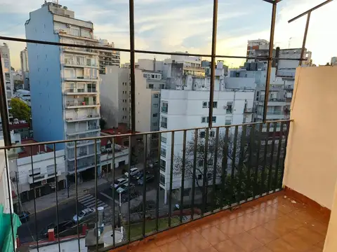 Alquiler depto 2 ambientes en recoleta con balcon
