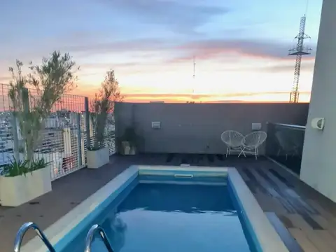 Monoambiente , con balcon , pisicina y sum, parrilla , equip
