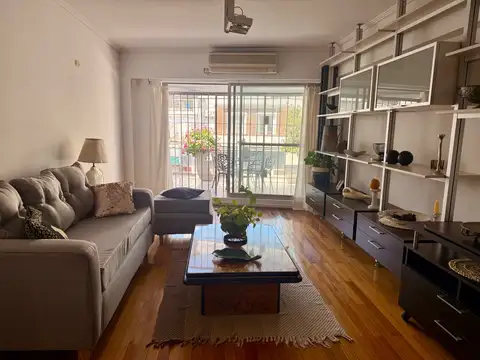 Departamento amoblado de 3amb con cochera con terraza propia parrilla y solarium. seguridad 24hs