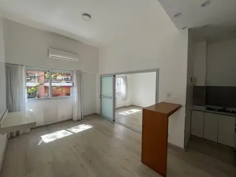 Monoambiente con dependencia en alquiler en recoleta excelente ubicación